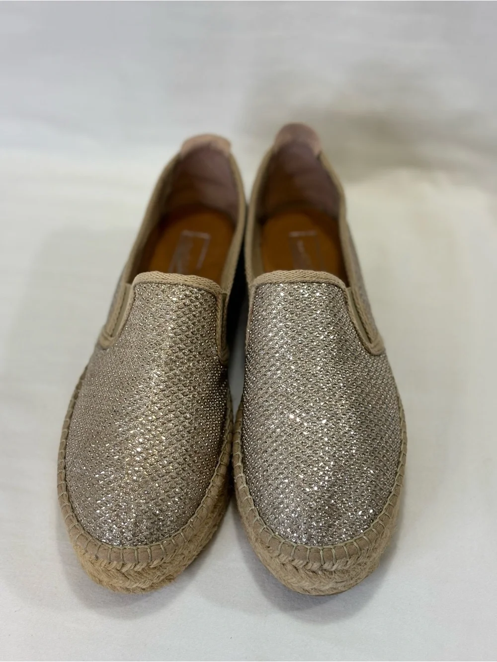 MEDICUS Champagne Slip-On Espadrille Sneakers SZ 36 / SZ 6 MADE IN SPAIN